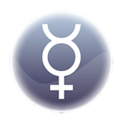 ☿️ Emoji Mercúrio  na emojidex 1.0.34.