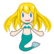 🧜🏻‍♀️ Emoji Sereia: Pele Clara na emojidex 1.0.34.