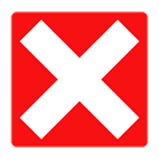 ❎ Emoji Kreuzsymbol im Quadrat emojidex 1.0.34.