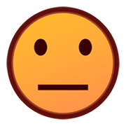 Émoji 😐 Visage Neutre sur emojidex 1.0.34.