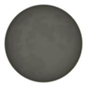 Émoji 🌑 Nouvelle Lune sur emojidex 1.0.34.