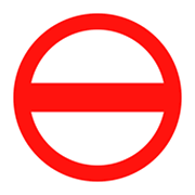 Émoji ⛔ Sens Interdit sur emojidex 1.0.34.