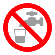 🚱 Emoji água Não Potável na emojidex 1.0.34.