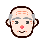 Homem Idoso: Pele Clara emojidex 1.0.34.