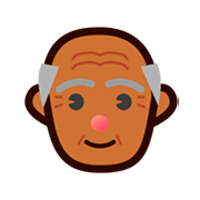 Emoji 👴🏾 Uomo Anziano: Carnagione Abbastanza Scura su emojidex 1.0.34.