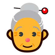 Emoji 👵 Donna Anziana su emojidex 1.0.34.