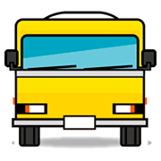 🚍 Emoji Vorderansicht Bus emojidex 1.0.34.