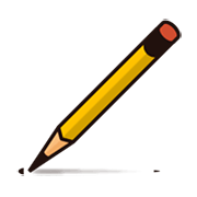 Émoji ✏️ Crayon sur emojidex 1.0.34.