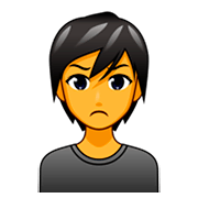 Emoji 🙎 Persona Imbronciata su emojidex 1.0.34.