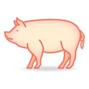 Émoji 🐖 Cochon sur emojidex 1.0.34.