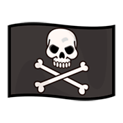 Emoji 🏴‍☠️ Bandiera Dei Pirati su emojidex 1.0.34.
