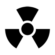 Emoji ☢️ Simbolo Della Radioattività su emojidex 1.0.34.