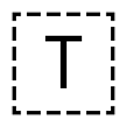 Símbolo do indicador regional letra T emojidex 1.0.34.
