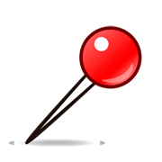 Émoji 📍 épingle sur emojidex 1.0.34.