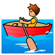 Persona Remando En Un Bote: Tono De Piel Medio emojidex 1.0.34.