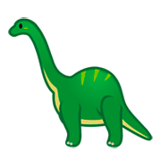 🦕 Emoji Saurópodo en emojidex 1.0.34.