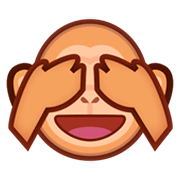 🙈 Emoji Mono Con Los Ojos Tapados en emojidex 1.0.34.