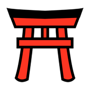 ⛩️ Emoji Shinto-Schrein emojidex 1.0.34.