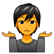 🤷 Emoji Persona Encogida De Hombros en emojidex 1.0.34.