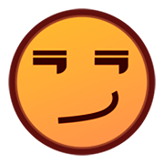 😏 Emoji Cara Sonriendo Con Superioridad en emojidex 1.0.34.
