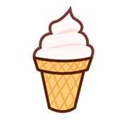 Emoji 🍦 Cono Gelato su emojidex 1.0.34.