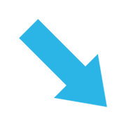 Emoji ↘️ Freccia In Basso A Destra su emojidex 1.0.34.