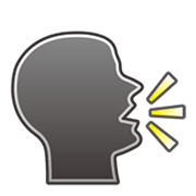 🗣️ Emoji Cabeza Parlante en emojidex 1.0.34.