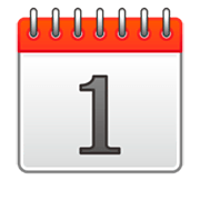 Emoji 🗓️ Calendario A Spirale su emojidex 1.0.34.