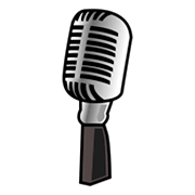 🎙️ Emoji Microfone De Estúdio na emojidex 1.0.34.