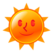 Emoji 🌞 Faccina Sole su emojidex 1.0.34.