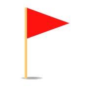Emoji 🚩 Bandierina Rossa su emojidex 1.0.34.