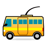 Émoji 🚎 Trolleybus sur emojidex 1.0.34.