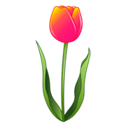 🌷 Emoji Tulipán en emojidex 1.0.34.