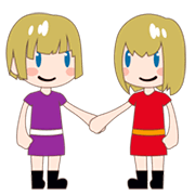 Émoji 👭🏻 Deux Femmes Se Tenant La Main : Peau Claire sur emojidex 1.0.34.