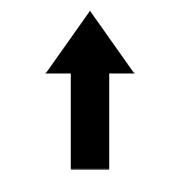 Emoji ⬆️ Freccia Rivolta Verso L’alto su emojidex 1.0.34.