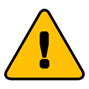 Émoji ⚠️ Symbole D’avertissement sur emojidex 1.0.34.