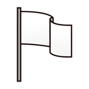 🏳️ Emoji Bandera Blanca en emojidex 1.0.34.