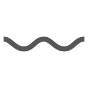 Emoji 〰️ Trattino Ondulato su emojidex 1.0.34.