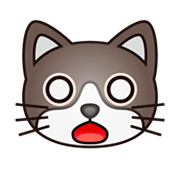 Emoji 🙀 Gatto Esterrefatto su emojidex 1.0.34.