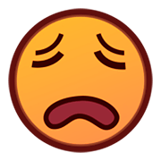 Emoji 😩 Faccina Esausta su emojidex 1.0.34.