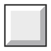 ⬜ Emoji Quadrado Branco Grande na emojidex 1.0.34.