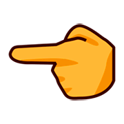 Emoji 👈 Indice Verso Sinistra su emojidex 1.0.34.