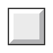 Quadrato Bianco Medio emojidex 1.0.34.
