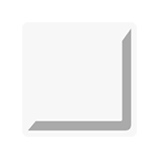 Emoji 🔳 Tasto Quadrato Nero Con Bordo Bianco su emojidex 1.0.34.