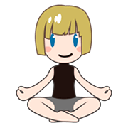 Émoji 🧘🏻‍♀️ Femme Dans La Posture Du Lotus : Peau Claire sur emojidex 1.0.34.