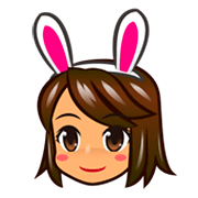 Personas Con Orejas De Conejo: Tono De Piel Medio emojidex 1.0.34.