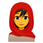 🧕‍♀️ Emoji Mujer en un pañuelo en emojidex 1.0.34.