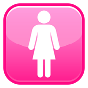 Emoji 🚺 Simbolo Del Bagno Delle Donne su emojidex 1.0.34.
