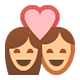 Emoji 💑 Coppia Con Cuore su Facebook 1.0.