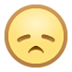 😞 Emoji enttäuschtes Gesicht Facebook 1.0.